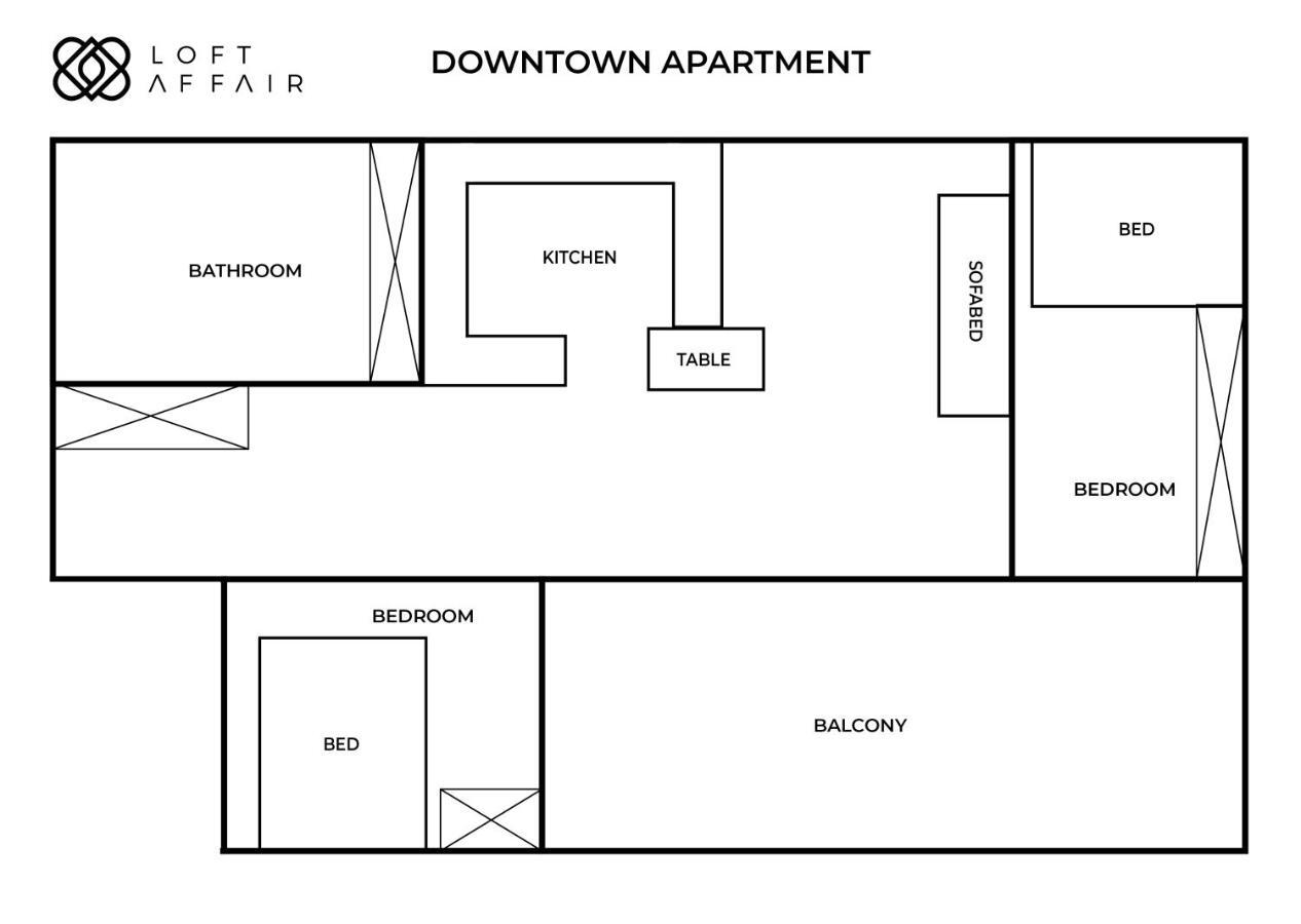 Downtown Apartment - Loftaffair 크라쿠프 외부 사진